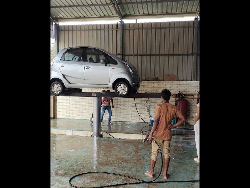 Bengaluru woman brought her car for a wash but not because it was dirty; read to know what happened next