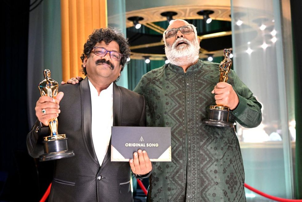 Indian stars Ram Charan, Jr NTR celebrate 'Naatu Naatu' Oscar victory: 'Award belongs to every Indian'