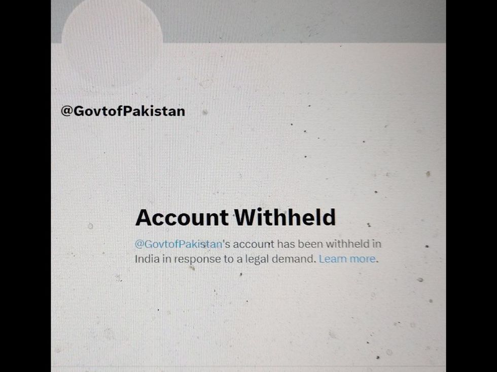 Twitter blocks Pakistan government account from viewing in India after legal demand