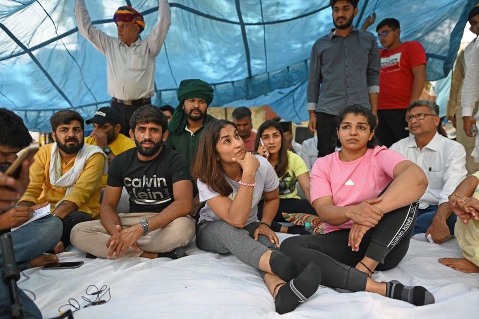 Protesting Indian wrestlers become emotional after midnight scuffle with cops: 'Did we win medals to see this day?'