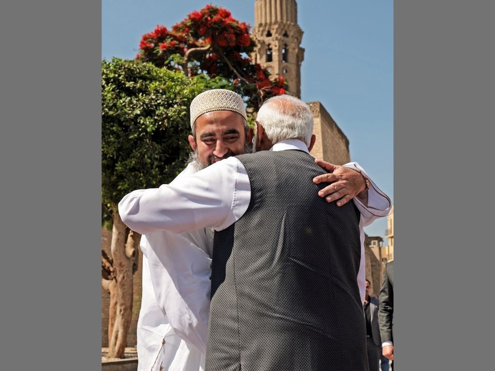 Modi in Egypt: India PM visits historic 11th-century Al-Hakim mosque in Cairo