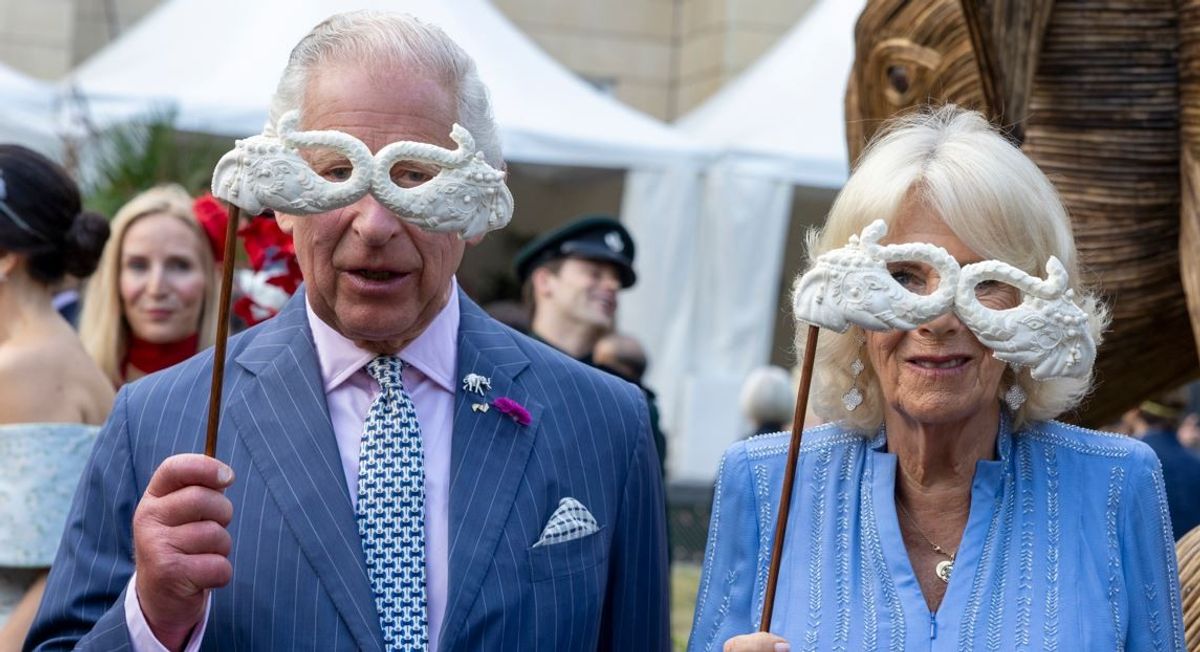 King and Queen wear Sabyasachi masks in support of charity