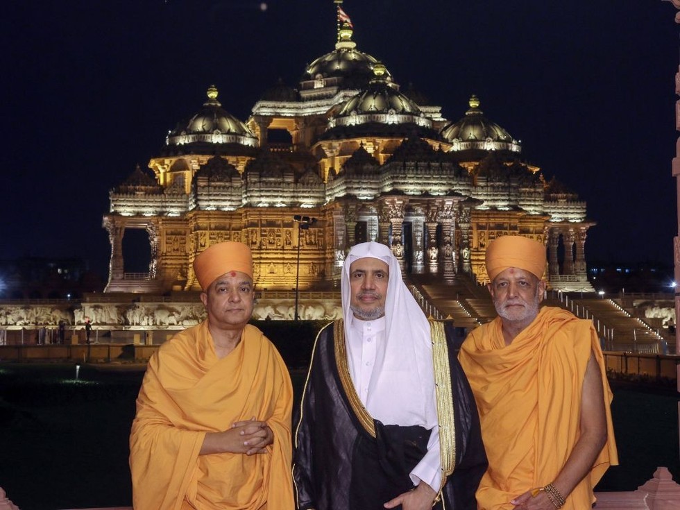 Muslim World League chief visits India's Akshardham temple, expresses admiration for India