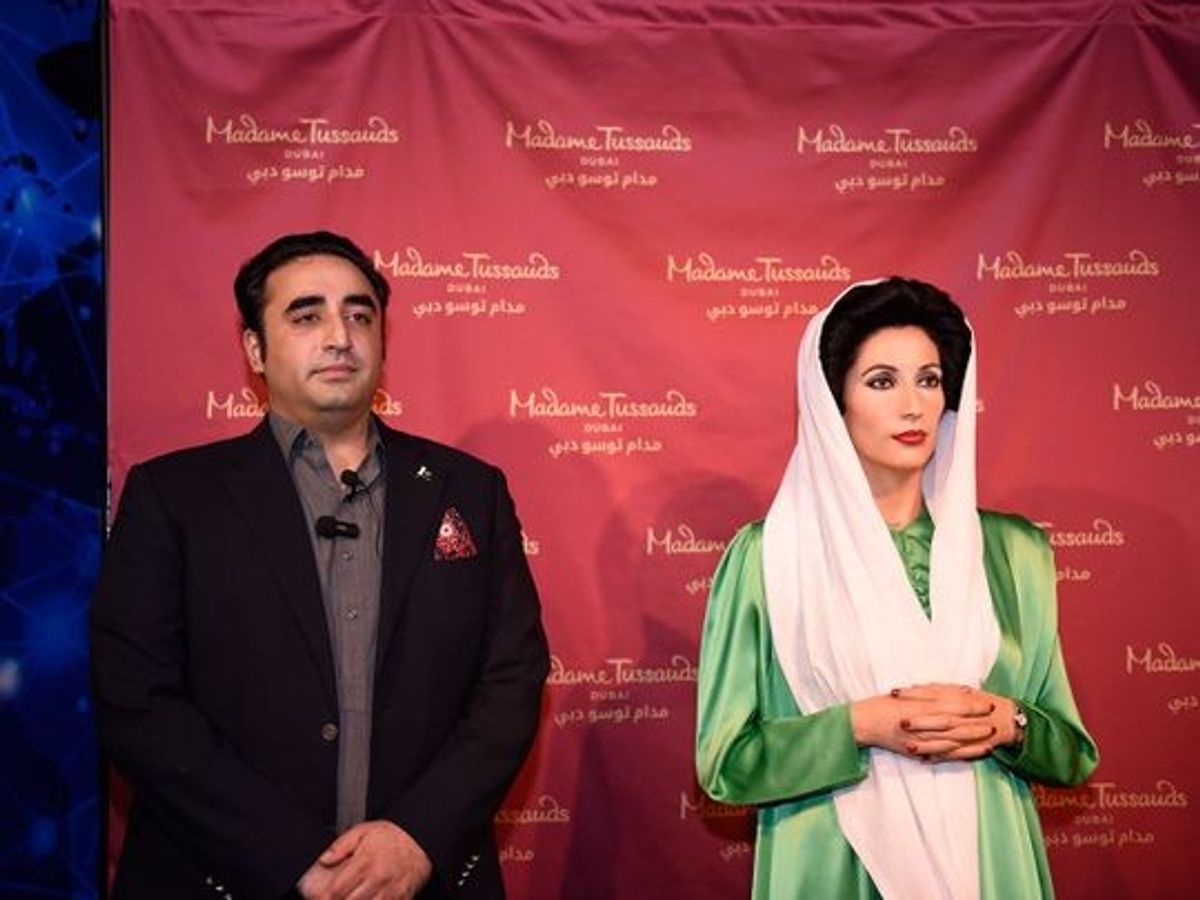 Benazir Bhutto’s wax statue unveiled at Madame Tussauds Dubai