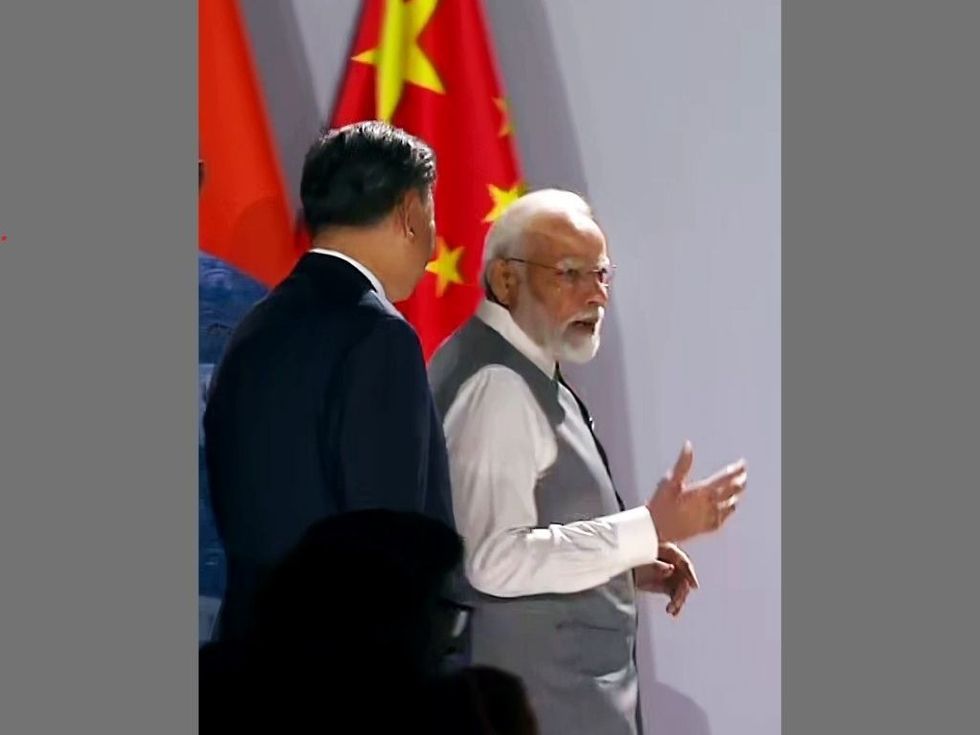 BRICS summit: Modi, Xi seen having brief exchange in Johannesburg; WATCH