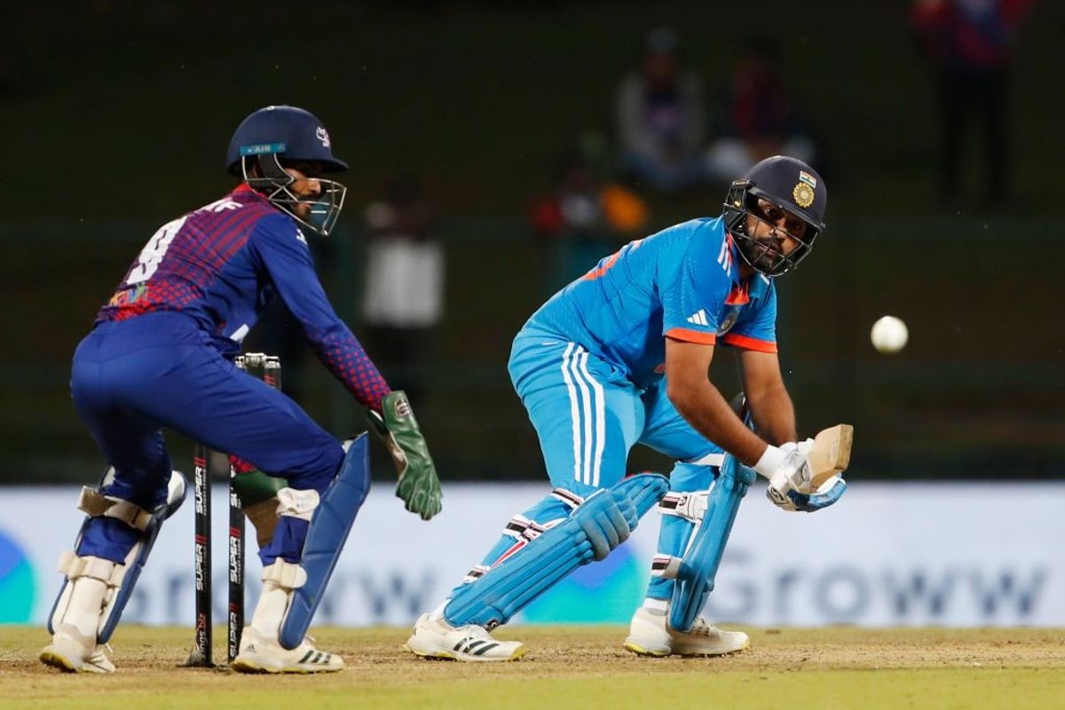 India thrash Nepal to reach Super Fours