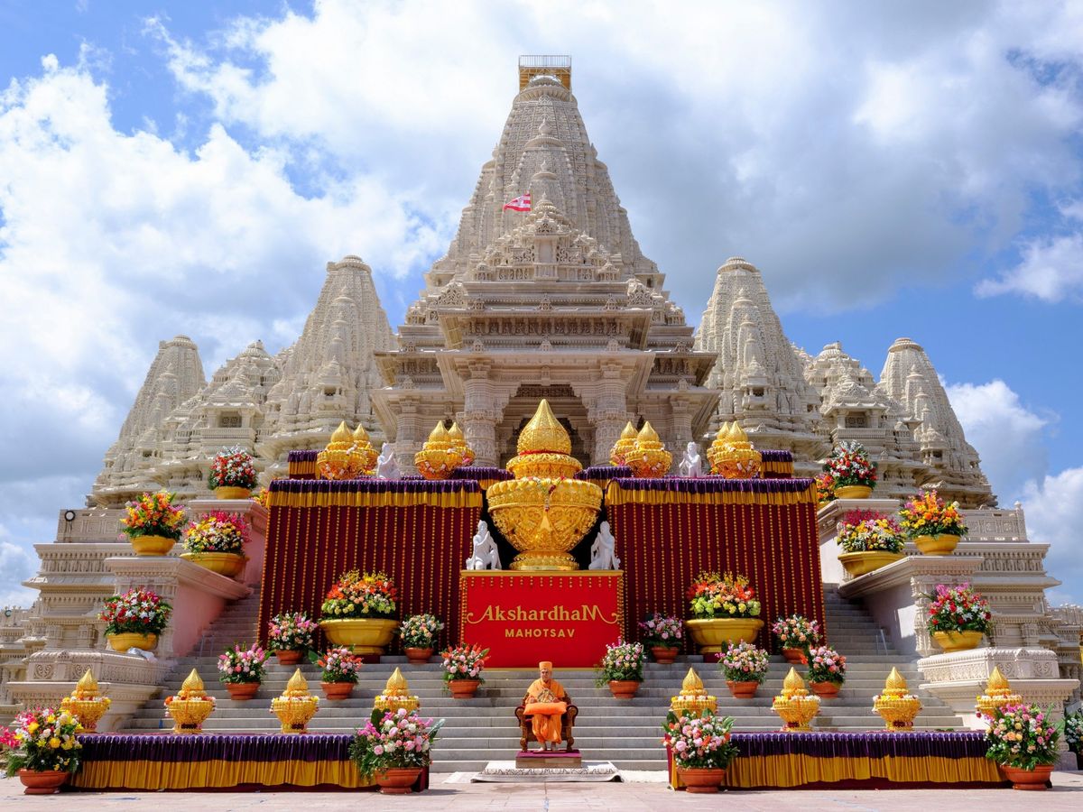 Kalash Pujan marks landmark occasion for BAPS Swaminarayan Akshardham