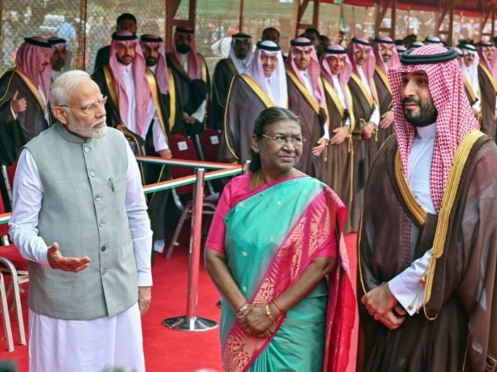 Saudi crown prince on state visit to India; holds talks with Modi on trade, defence, culture