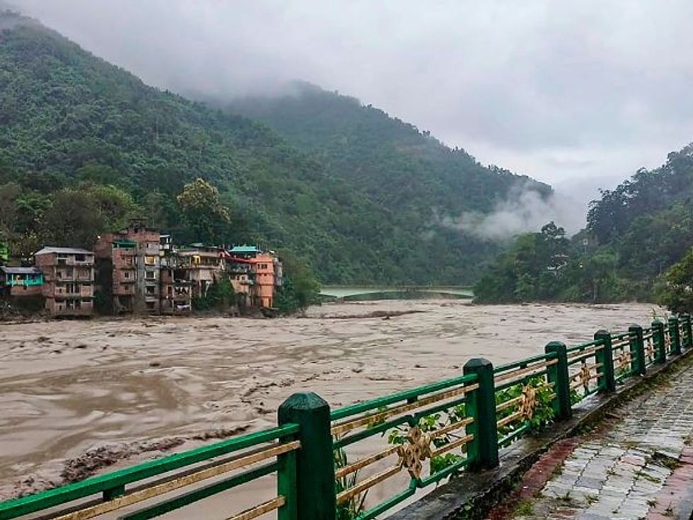Massive cloudburst hits India's Sikkim: 23 army personnel go missing; national highway washed away