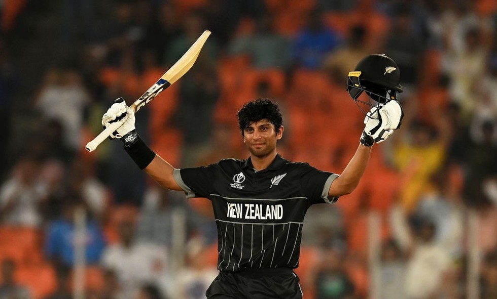 Rachin Ravindra, the Indian-origin New Zealand cricketer who hit century on World Cup debut