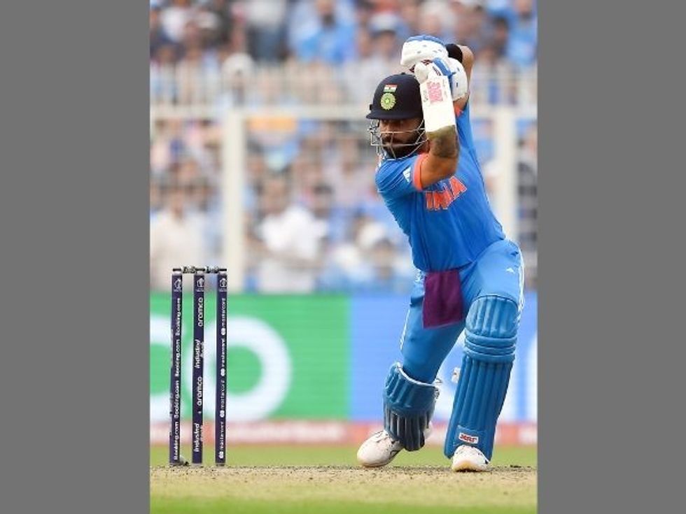 World Cup 2023: Virat Kohli equals Sachin Tendulkar's 49 ODI hundreds on birthday