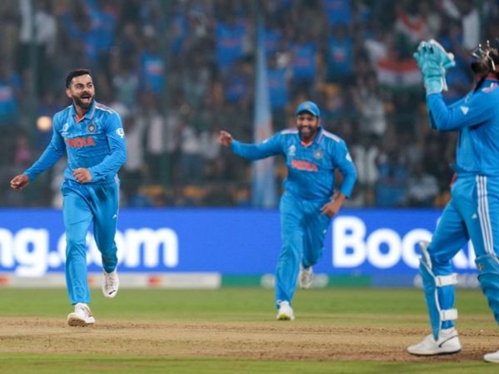Kohli, Rohit shine with ball as India decimate Dutch by 160 runs to make it Perfect 9 in WC 2023