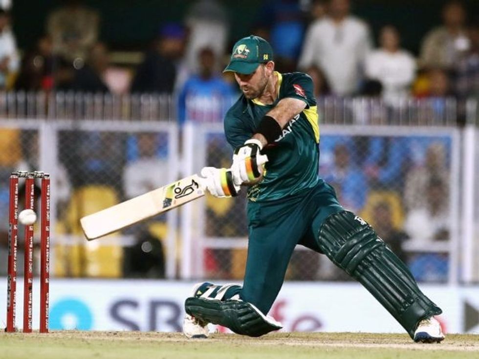 Maxwell scores blistering ton before flying home to keep Australia alive in T20 series vs India
