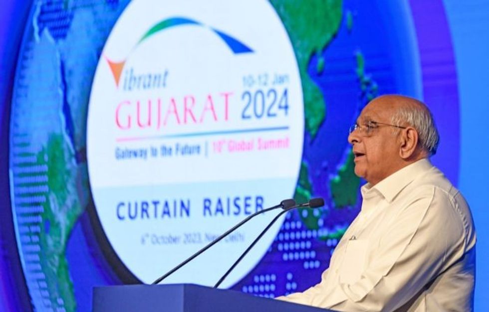 Ahead of business summit, Gujarat CM says state aims to become $500b economy by 2026-27