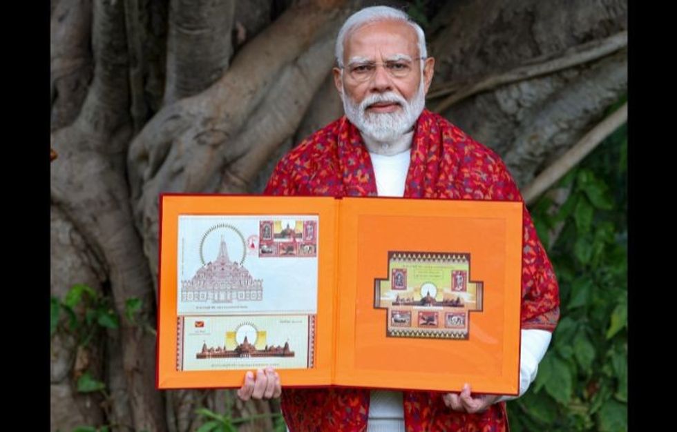 Modi releases Ram temple postage stamps ahead of Jan 22 opening