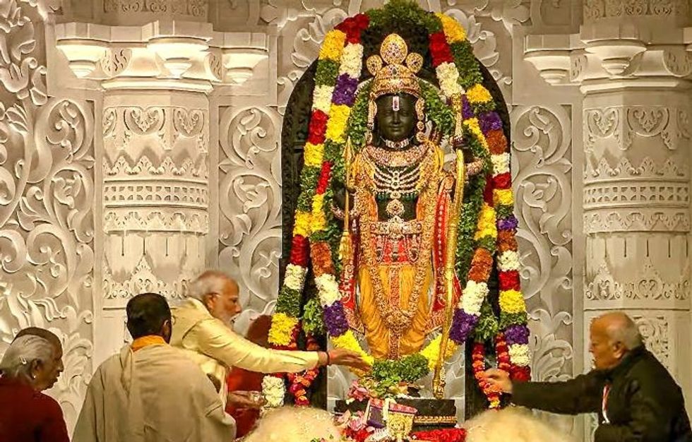 Ram Lalla 'opened' for the world at Ayodhya as Modi leads consecration