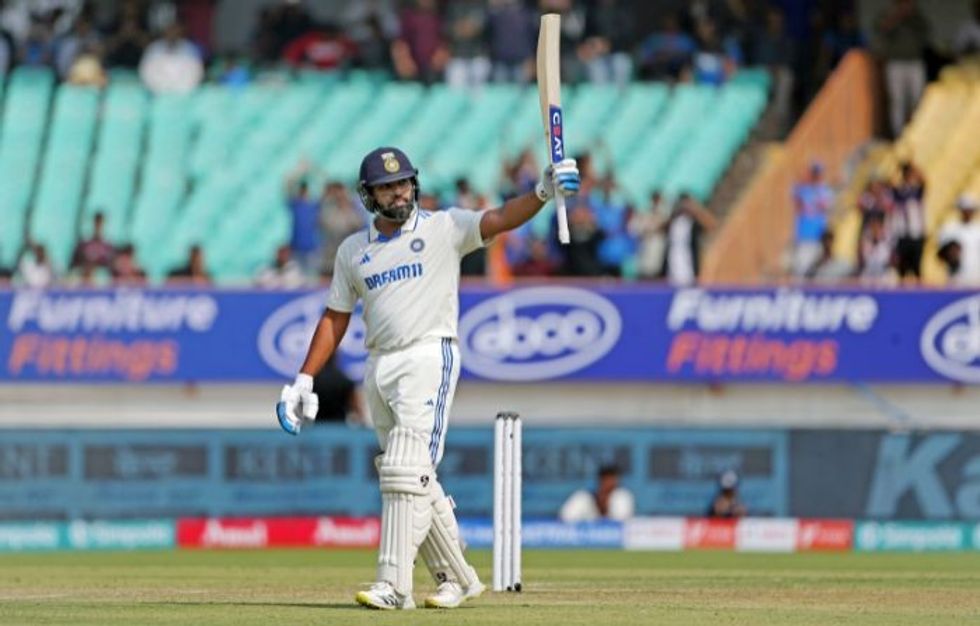 Third Test: Rohit Sharma hits hundred to bail India out against England