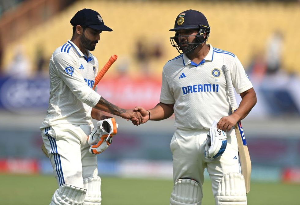 Twin tons from Rohit, Jadeja help India overcome early troubles vs England