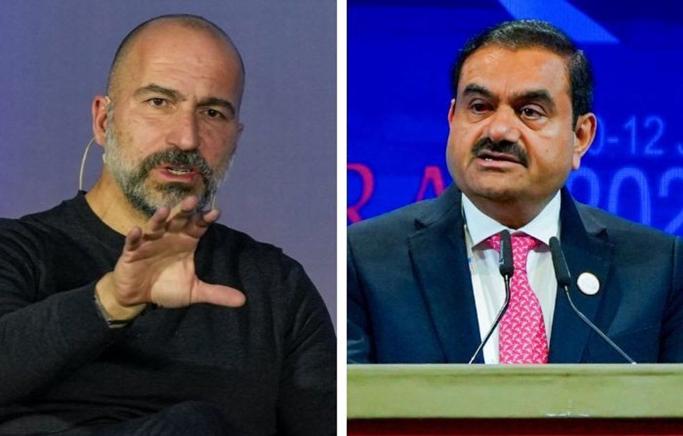 Gautam Adani meets Uber CEO, hints at future tie-up