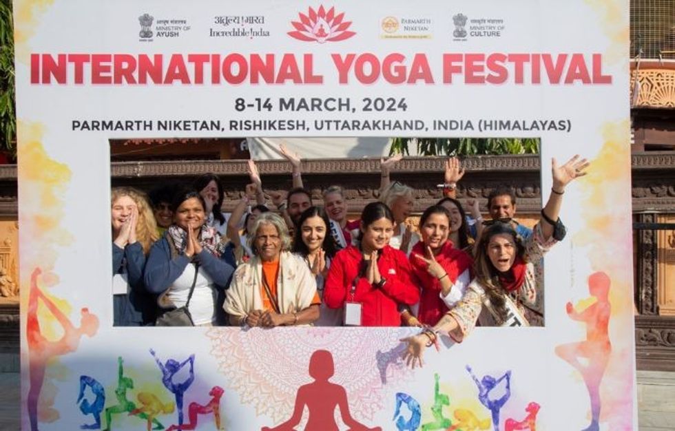 International Yoga Festival kicks off at Parmarth Niketan in India's Rishikesh