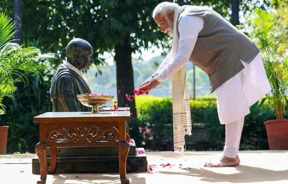 Modi launches masterplan for Mahatma Gandhi’s Sabarmati Ashram