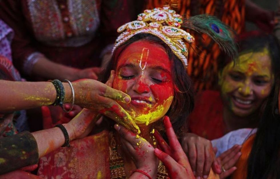 India celebrates Holi; SEE IN PICS