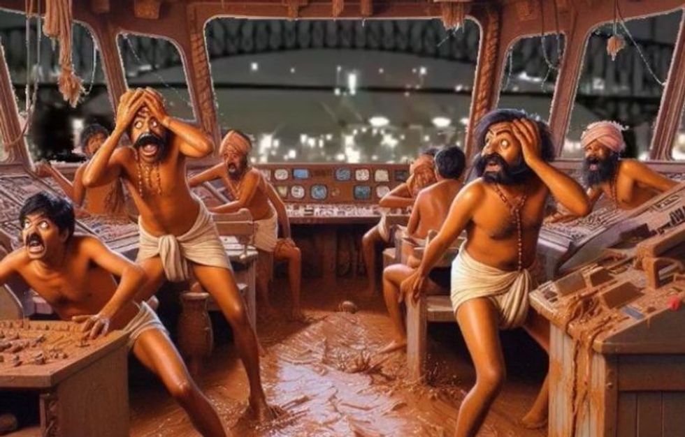 'Racist' cartoon, posts target Indian crew of vessel that rammed Baltimore bridge