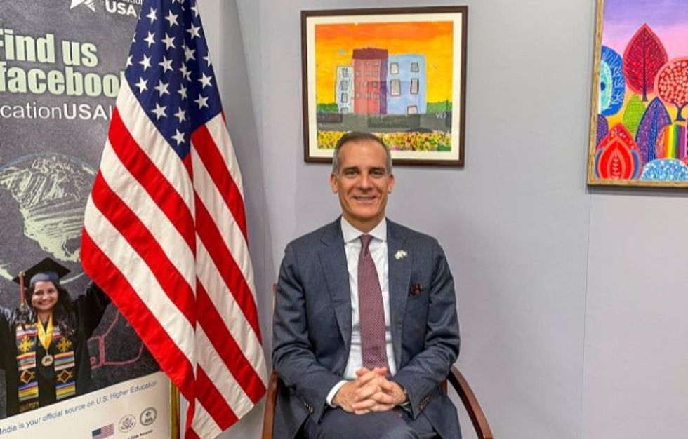 US safe country, cares deeply about Indian students: Envoy Eric Garcetti