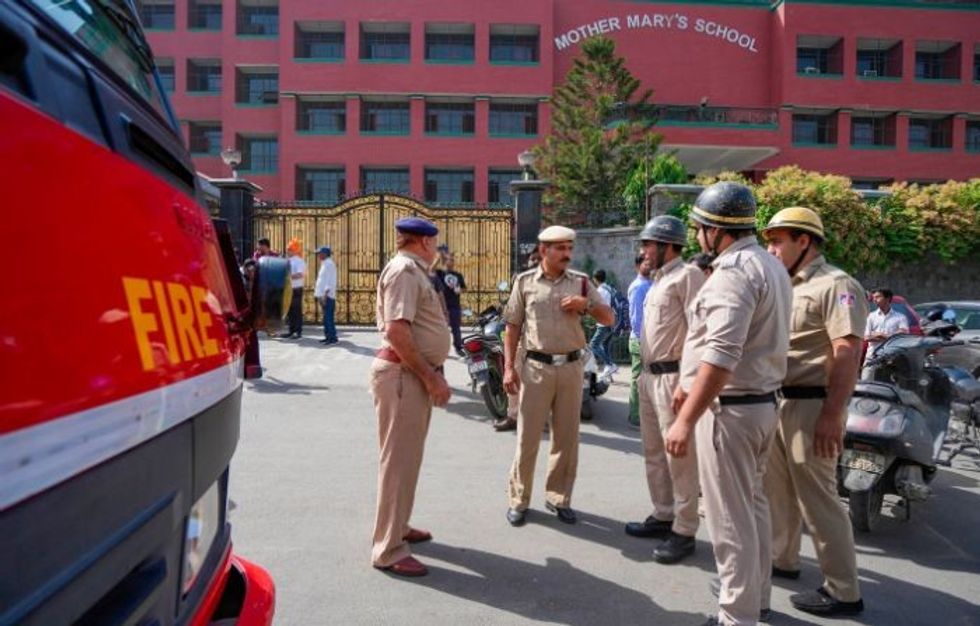 Bomb scare at nearly 100 schools in India's Delhi; officials call it hoax