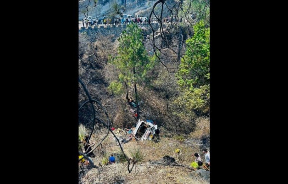 At least 22 killed as bus falls into deep Kashmir gorge; president condoles