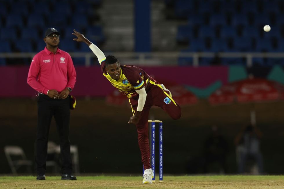 T20 World Cup: Akeal Hosain takes five-fer as West Indies beat Uganda hollow