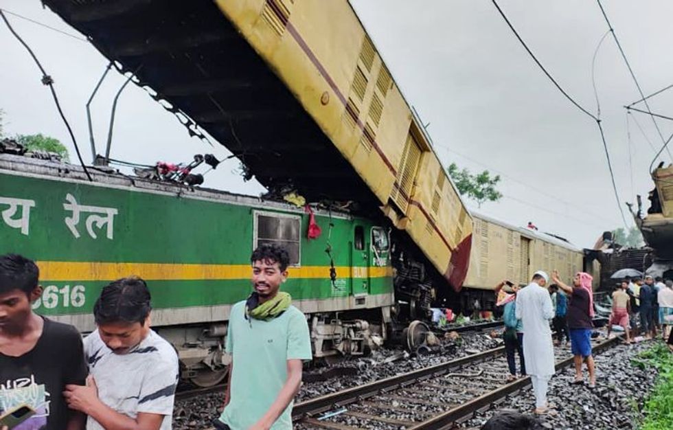 At least 15 dead as trains collide in India's Bengal; Modi condoles