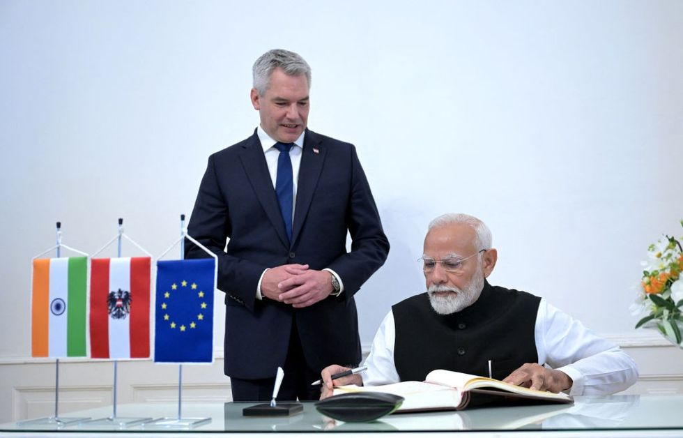 Ukraine, Middle East conflicts come up in Modi's talks with Austria chancellor