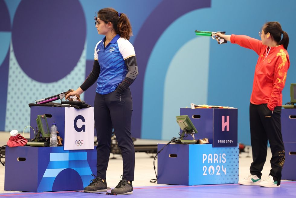 Manu Bhaker qualifies for 25m sports pistol final