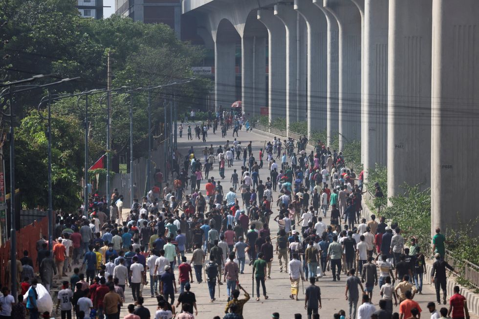 Bangladesh protesters call for march to Dhaka defying curfew