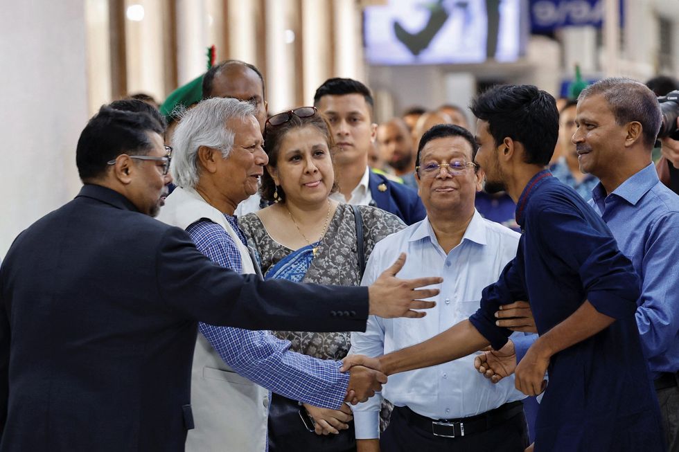 Yunus returns to Bangladesh; calls for restoration of order