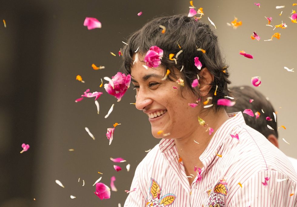 Vinesh Phogat returns after Paris heartbreak