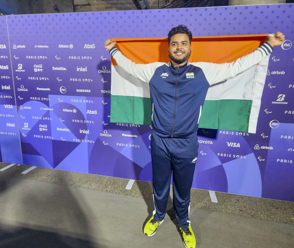 Kathuniya bags second consecutive Paralympic silver in men's discus