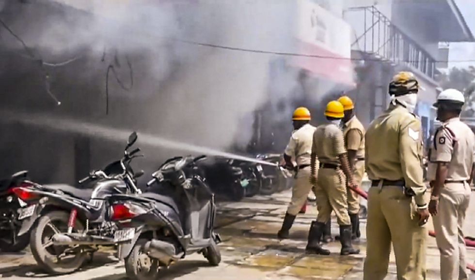 Man arrested for arson attack on two-wheeler showroom