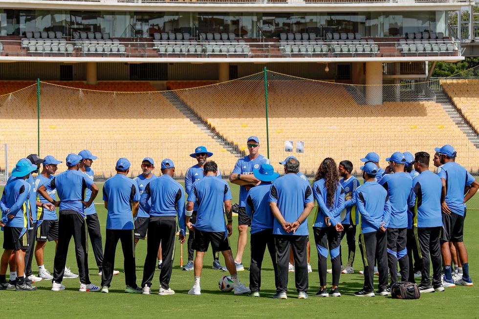 Team India begins practice to take on Bangladesh