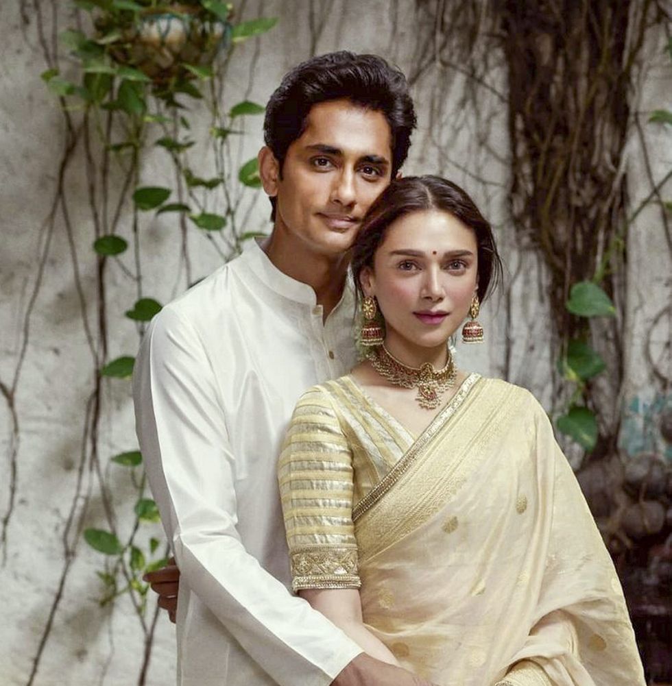 Aditi Rao Hydari, Siddharth tie the knot at historic Ranganayaka Swamy temple