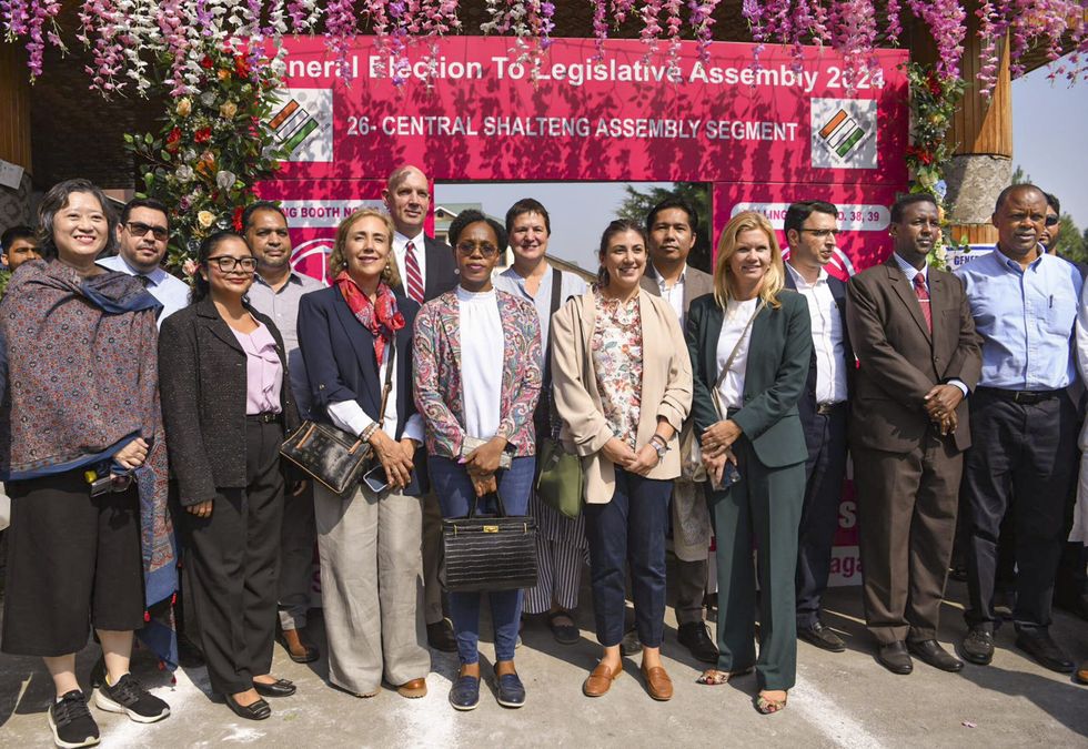 Foreign diplomats visit Kashmir to witness elections