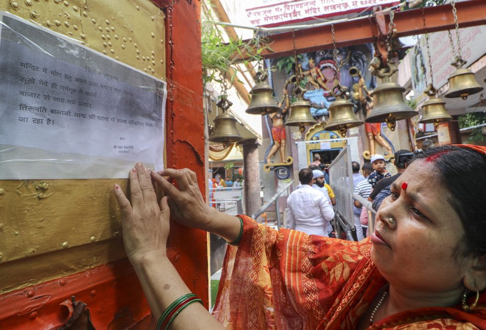 Tirupati fallout: Temples in Uttar Pradesh ask devotees to avoid sweets as offerings