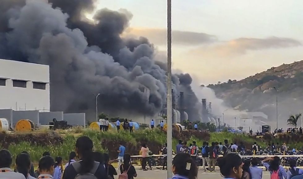 Fire disrupts operations at Tata Electronics iPhone plant in Chennai