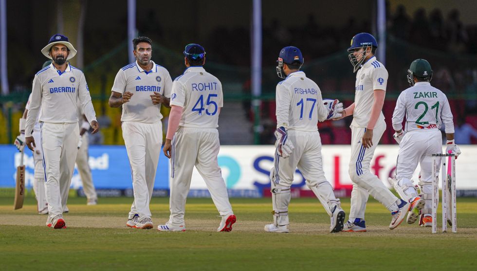 Kanpur Test: India push for victory with T20-style batting blitz