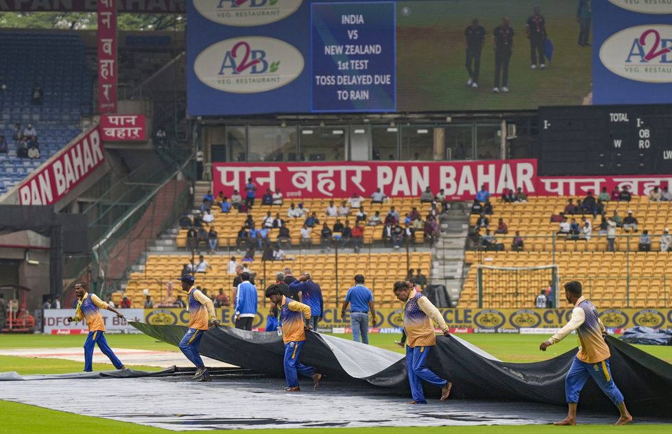 India-New Zealand Test: Day 1 washed out by rain