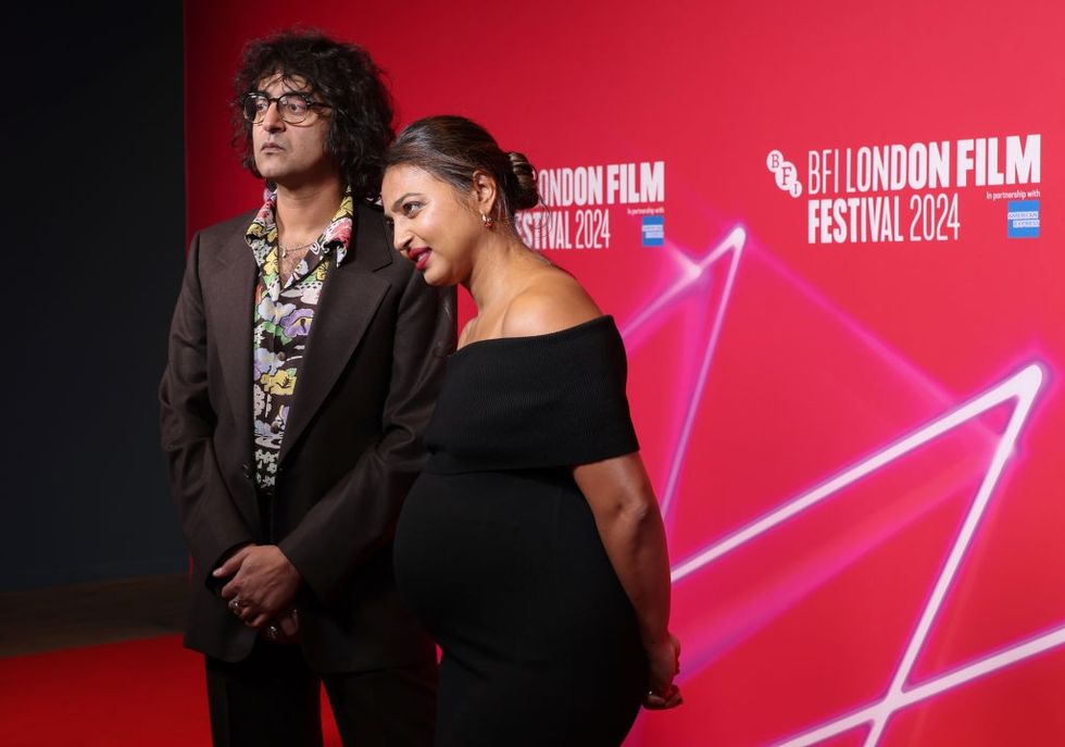 Radhika Apte flaunts baby bump at London Film Festival