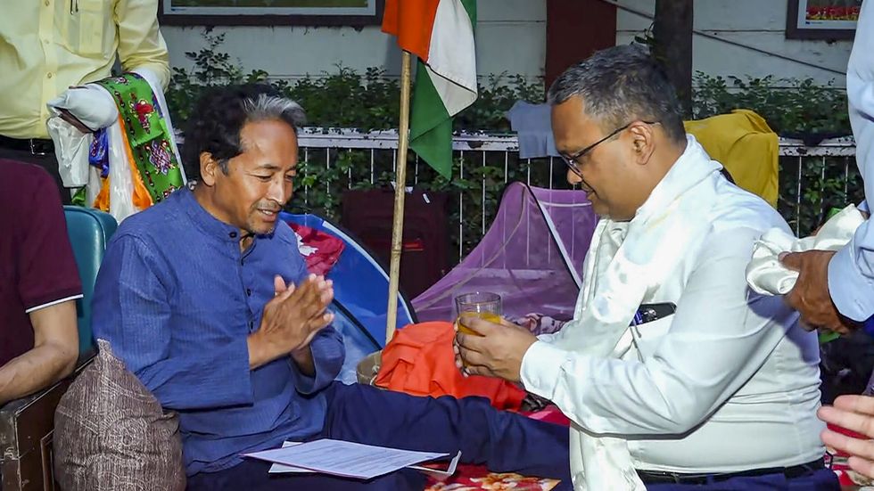 Sonam Wangchuk ends fast after government agrees to resume talks with Ladakh groups