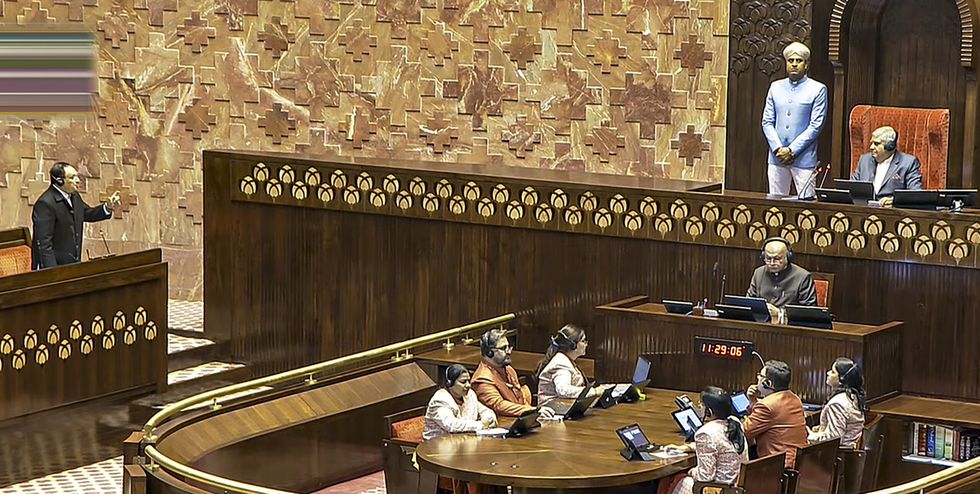 Rajya Sabha adjourned for the day amid din