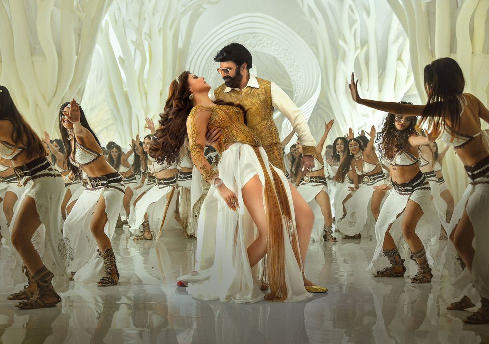 Balakrishna and Urvashi Rautela's dance number 'Dabidi Dibidi' faces backlash for ‘vulgar’ moves